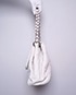 Timeless Accordion Flap Bag Caviar White 11755237 DB, bottom view